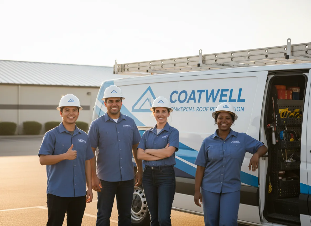 Commercial roof coating company in La Joya, TX